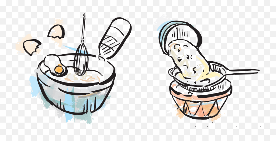 Instructional Leaflet How To Make Pancakes On Clipart - Full Make Pancakes Clipart Black And White Emoji,Pancake Emoji