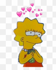 Simpsons - Aesthetic Lisa Png Emoji