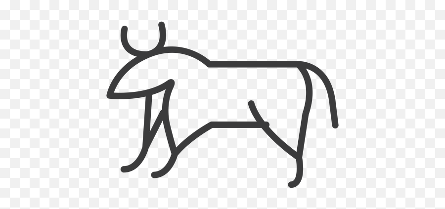 Bull Cow Horn Isis Fat Cattle Stroke - Transparent Png U0026 Svg Bovinae Emoji,Money And Cow Emoji