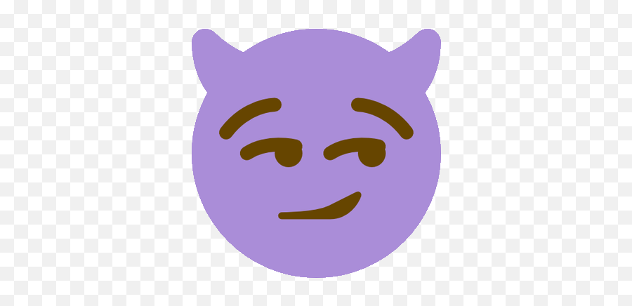 Emoji Mashup Bot On Twitter Smirk Demon - Smiling U003du2026 Happy,Referee Emoji