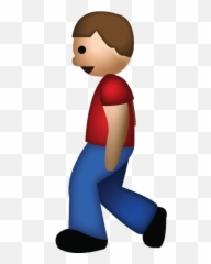 Man Walking Emoji - Walking Man Emoji Png,Arm Emoji