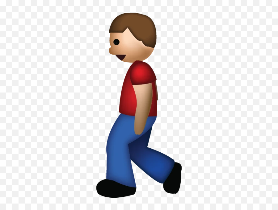 Man Walking Emoji - Walking Man Emoji Png,Arm Emoji