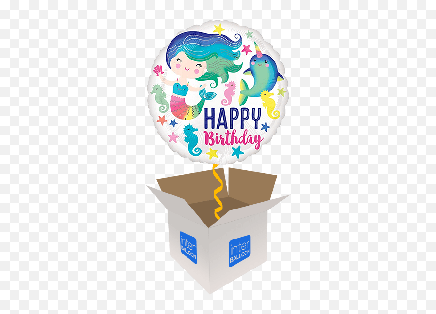 Manchester Helium Balloon Delivery In A Box Send Balloons - Globo De Sirena Redondo Emoji,Emoji Balloon Arch
