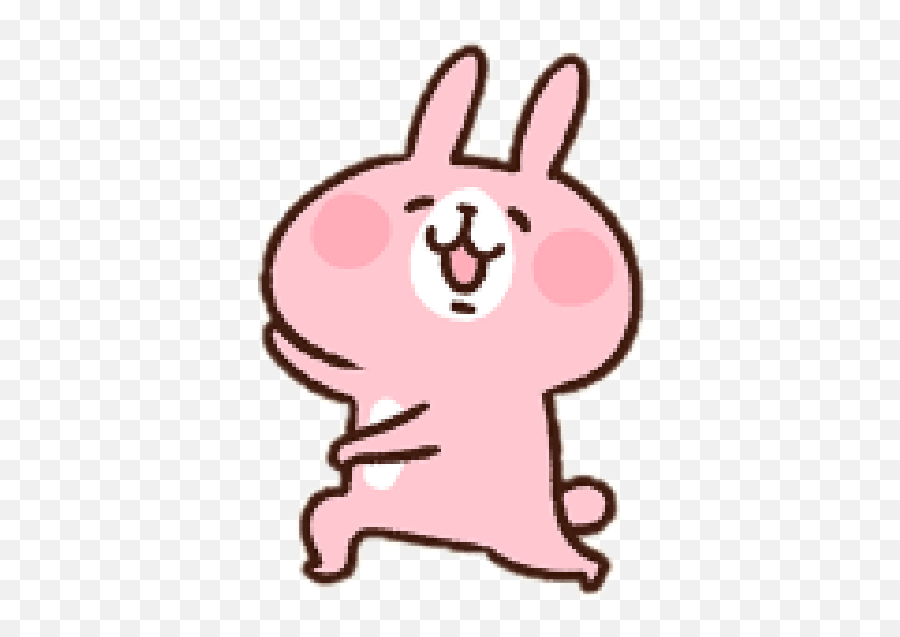 Kanahei Bunny Tada Happy Rabbit - Kanahei Emoji,Tada Emoji