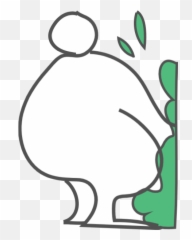 Rabbit Butt Animal Easter Vector - Clip Art Emoji