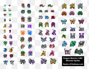 Dragon Warrior Ii Sprite Sheets - Quest 2 Monsters Emoji