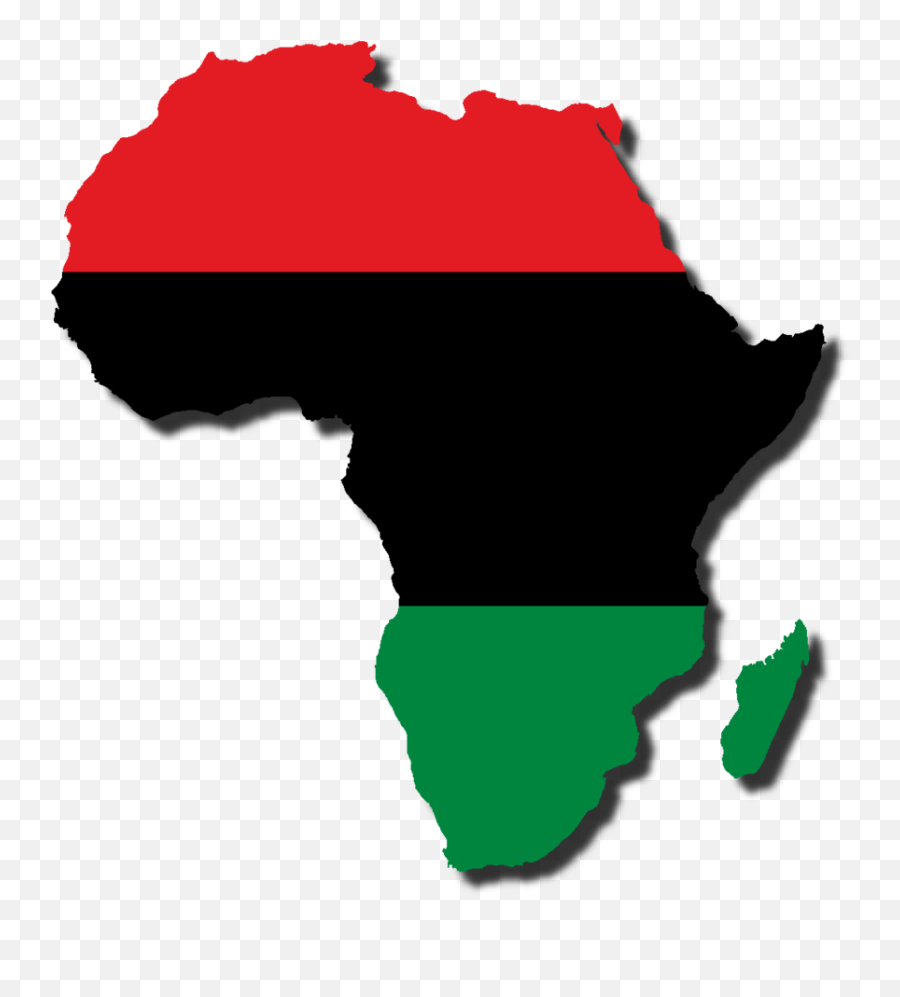Africa Flag - Africa With Pan African Colors Emoji,Confederate Flag Emoji