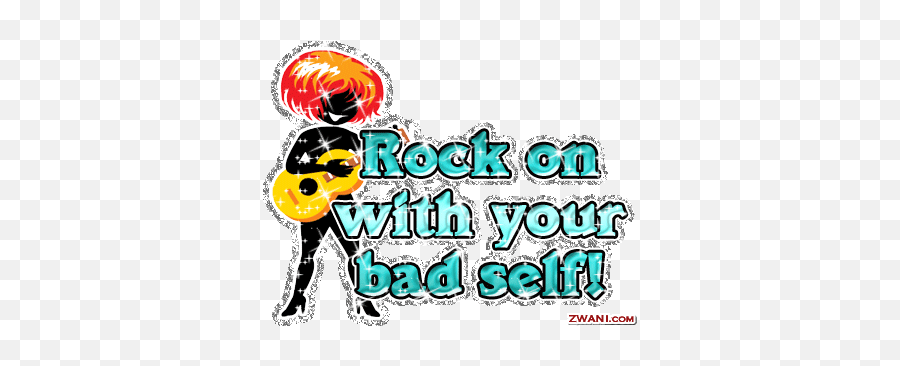 80 Hard Rock Stickers For Android Ios - Rock On With Your Bad Self Emoji,You Rock Emoticons