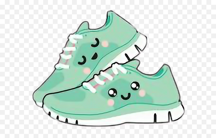 Kawaii Tenis Scarpe Shoes Sportkawaii - Clip Art Emoji,Running Shoes Emoji