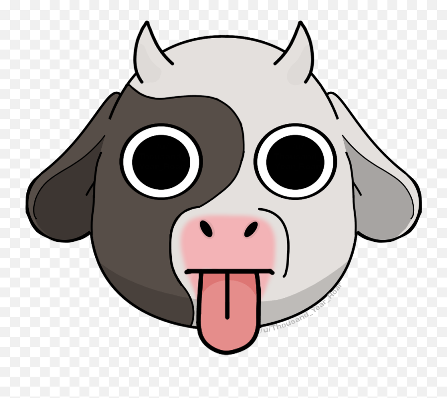 The Cow Chop Cow - Old Cow Chop Logo Emoji,Cow Chop Emoji
