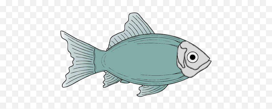 Generic Blue Fish Vector Illustration - Fish Clip Art Emoji,Fish Emoji