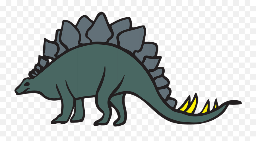 Free Spikes Dinosaur Vectors - Stegosaurus Clip Art Emoji,Yelling Emoticon