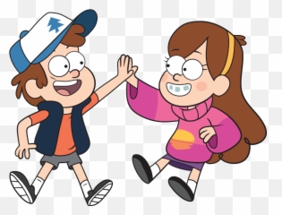 High Five Hand Clipart Transparent - Gravity Falls Mabel Y Dipper Emoji,Hi5 Emoji
