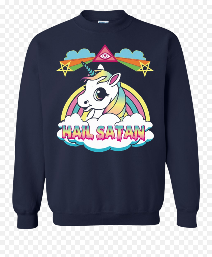 Hail Satan Unicorn Lover Best Selling T - Ford Ugly Christmas Sweater Emoji,Unicorn Emoji Sweater