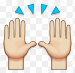 Our Hand Picked Okay Finger Clipart - Hands Up Emoji Png
