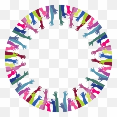 Hands In A Circle Clipart - Of Art Emoji