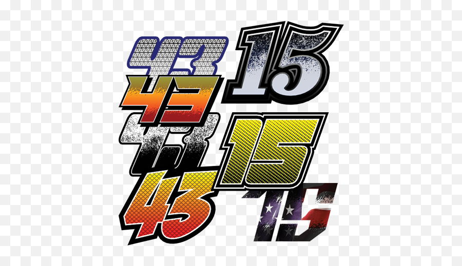 Racing Numbers Transparent U0026 Png Clipart Free Download - Ywd Vector Racing Font Numbers Emoji,Racecar Emoji