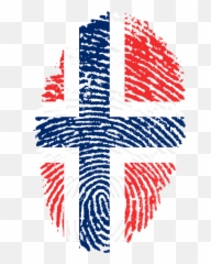 Norway Flag Fingerprint - Emoji