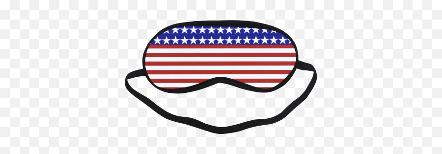 Usa Patriotic Stars Stripes Sleeping - Sleeping Mask Png Art Emoji,Patriotic Emoticon