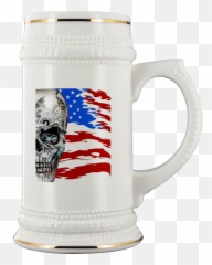 skull Drinkware - Skull Effect Beer Stein Emoji