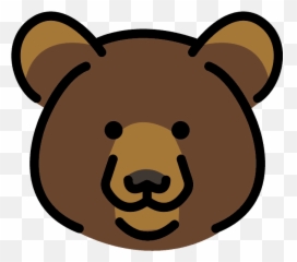 Bear Emoji Clipart - Women Of The Moose,Polar Bear Emoji