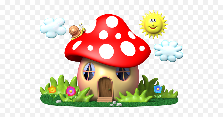 Mushroom Clipart Teacher - Mushroom House Png Emoji,Mushroom Cloud Emoji