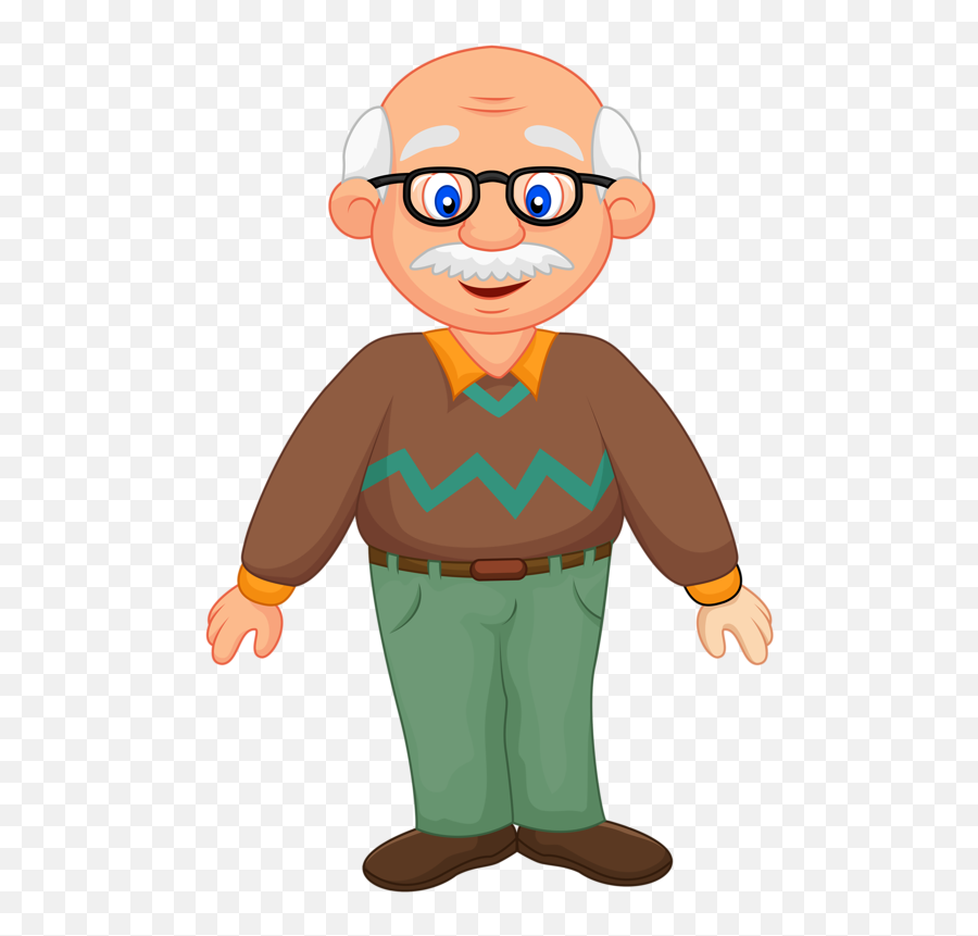 Grandfather Clipart Emoji,Old Man With Cane Emoji