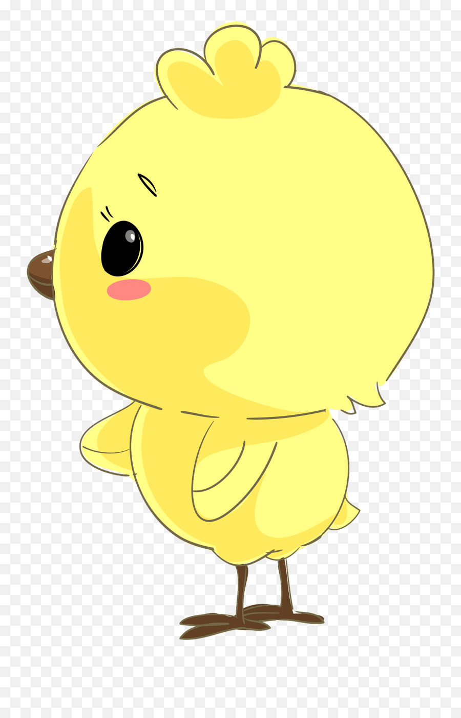 Chick Clipart Free Download Transparent Png Creazilla - Happy Emoji,Emoji Party Hat And Chick