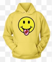 Red Pill Smiley - Hoodie Emoji