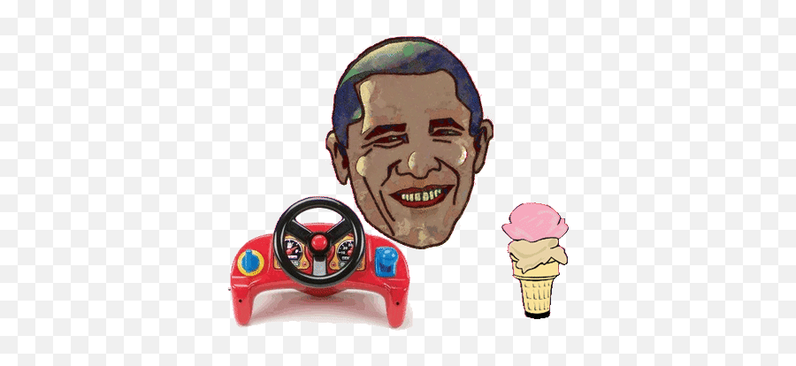 Top Obama Is Gone Bass Boost Stickers - Barack Obama Emoji,Obama Emoji