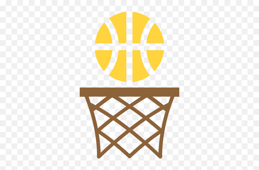 Basketball And Hoop Emoji For Facebook - Symbol Of Luck Runes,Basket Emoji