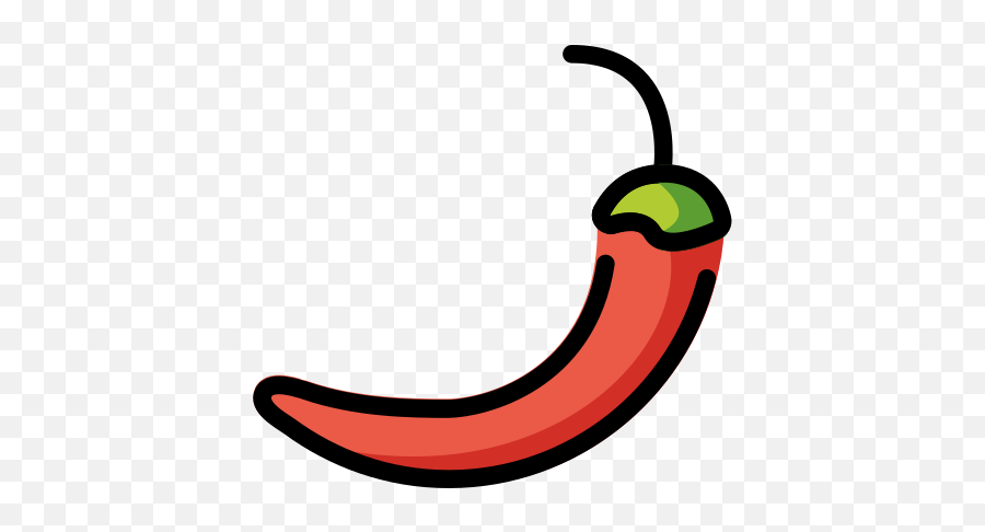 Openmoji - Clip Art Emoji,Hot Pepper Emoji