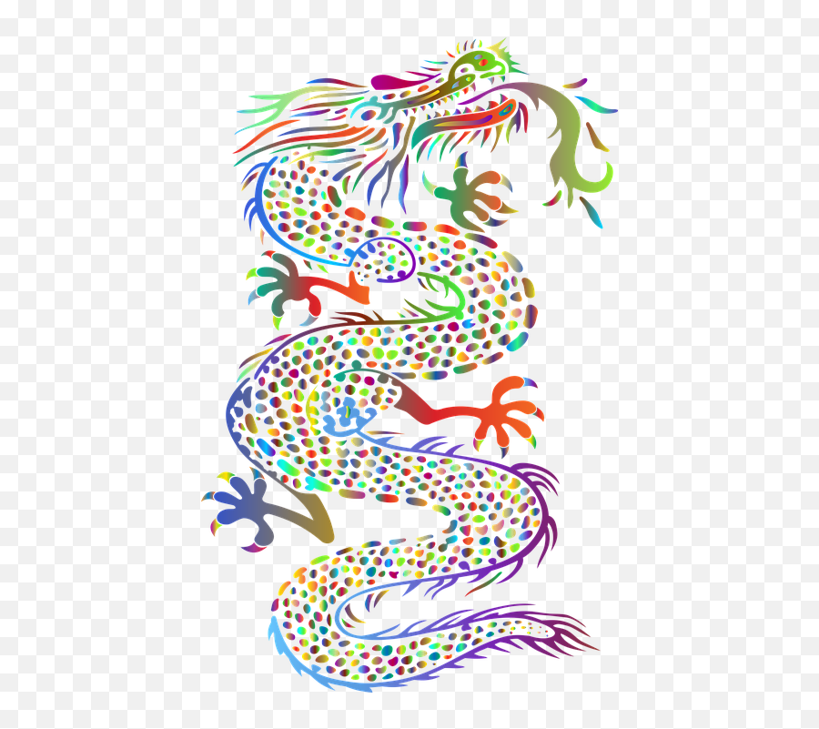 Free Monster Dragon Vectors - Chinese Dragon No Background Emoji,Lizard Emoji