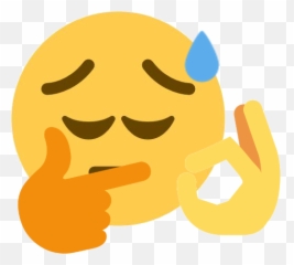 Think Emoji Thonk Memes Lol Emote Confused Pepe Hmm Thinking Confused Emoji Meme Thinking