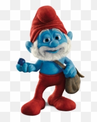 Papa Smurf Icon - Papa Smurf Emoji,Smurf Emoji