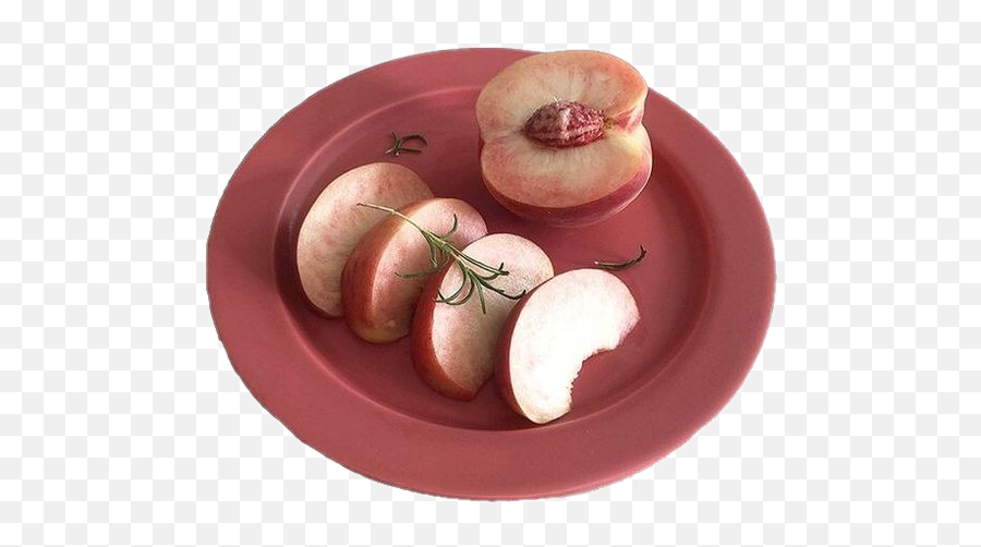 Peach Apricot Fruit Red Aesthetic - Grape Emoji,Apricot Emoji