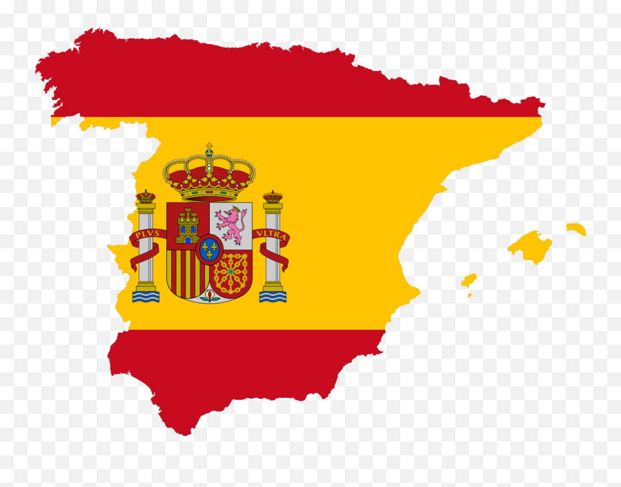 Spain - Spain Flag Map Png Emoji,Spain Flag Emoji