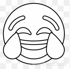 Your Emoji Is Now Complete Have Fun Coloring It - Colouring Pages Emoji,Silly Face Emoji