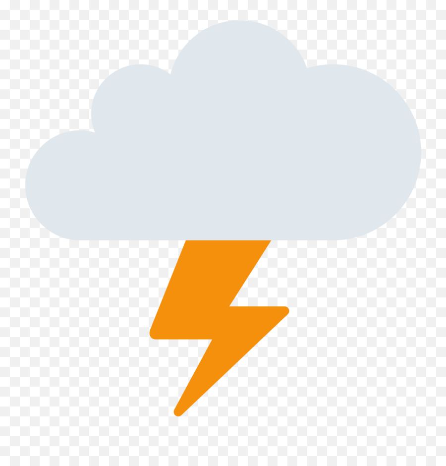Twemoji2 1f329 - Cloud Lightning Emoji,Lightning Emoji