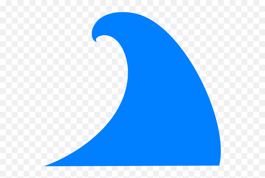 Crashing Waves Clipart Danaspaf Top - Clip Art Blue Wave Emoji,Blue Wave Emoji