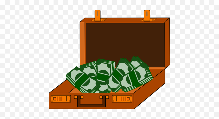 Cash Briefcase - Briefcase With Money Clipart Emoji,Star And Cash Emoji
