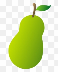 Cartoon Pear Png Picture - Pear Clip Art Emoji,Pear Emoji