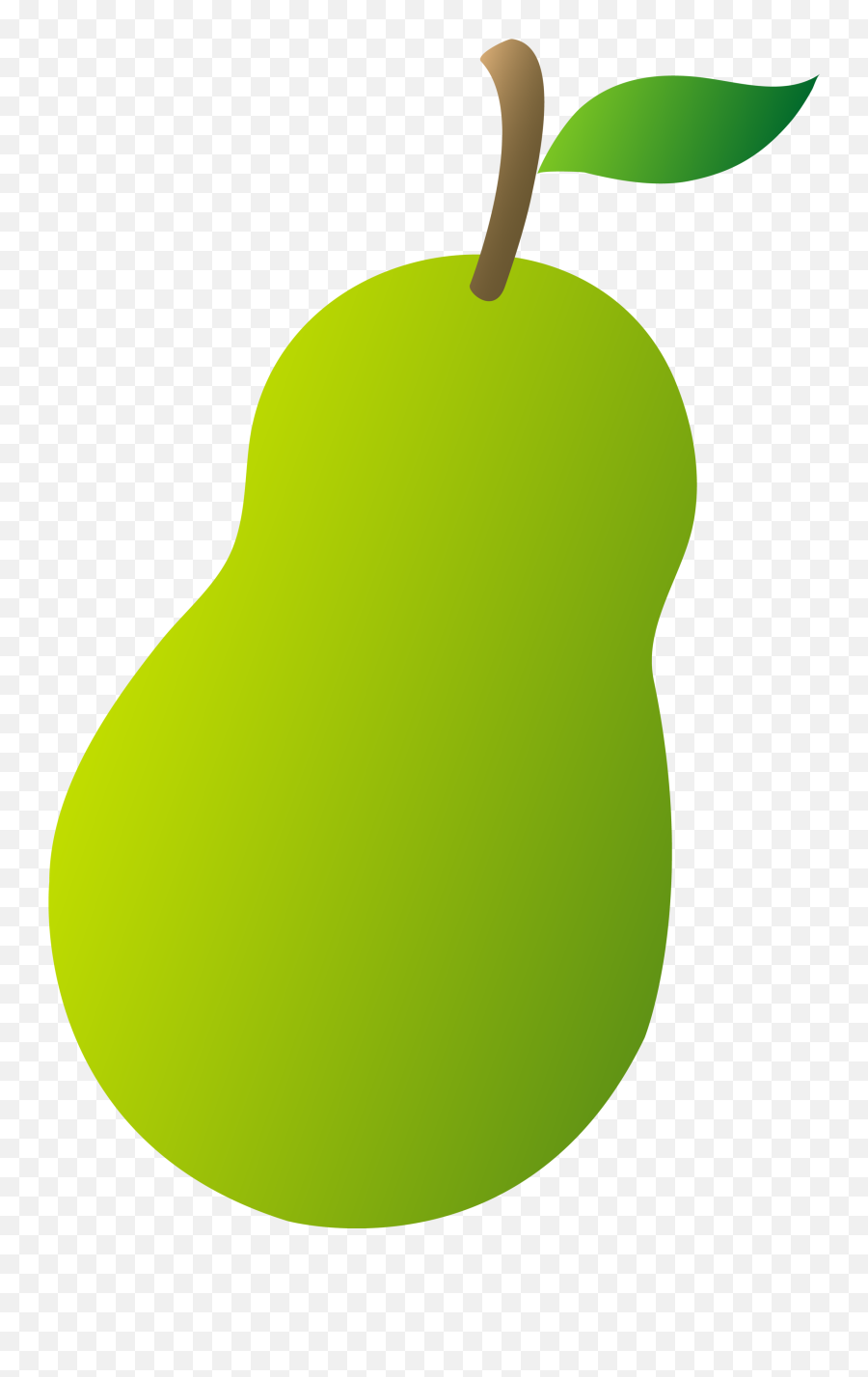 Cartoon Pear Png Picture - Pear Clip Art Emoji,Pear Emoji