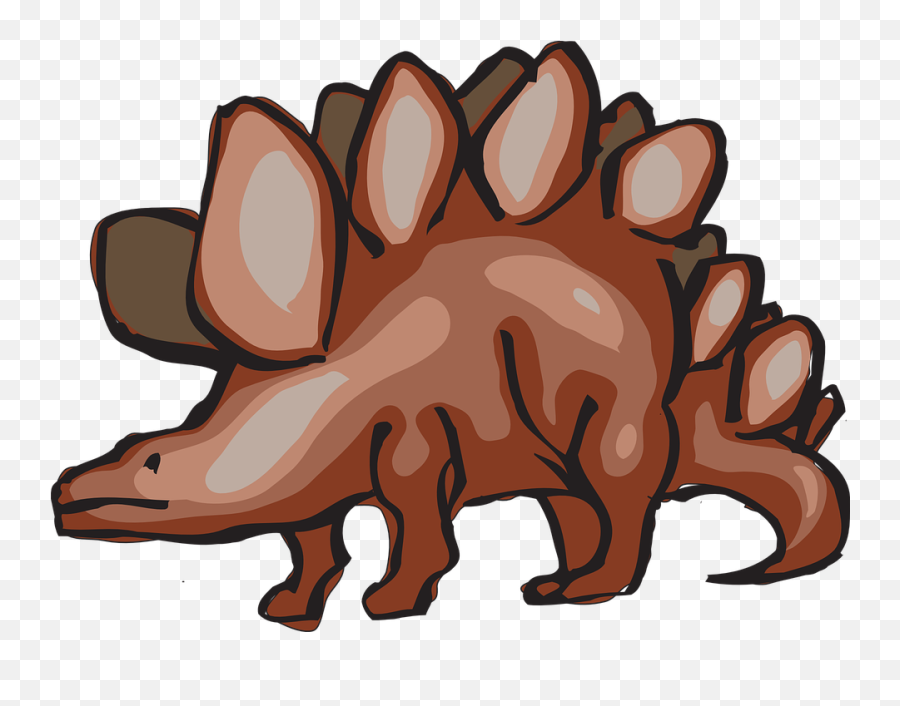 Free Spikes Dinosaur Vectors - Brown Dinosaur Cartoon Png Emoji,Yelling Emoticon