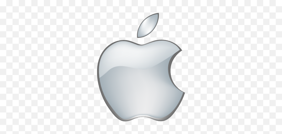 Apple 3d Logo Vector - Iphone Original Apple Logo Emoji,Apple Logo Emoji