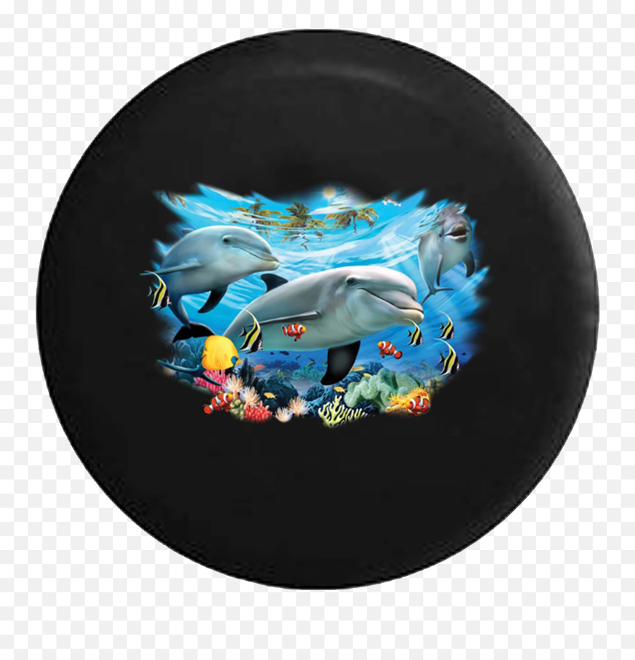 Tire Cover Pro Emoji,Dolphin Emoji