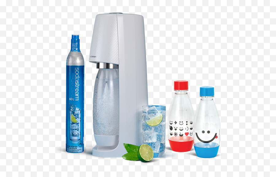 Spirit White Twinpack Emoji - Sodastream Png Transparent Background,Sparkling Emoji