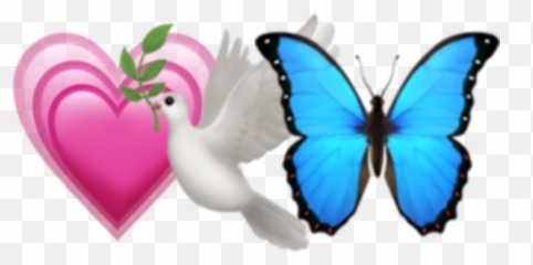 Emoji Combo Freetoedit France - Blue Aesthetic Butterfly