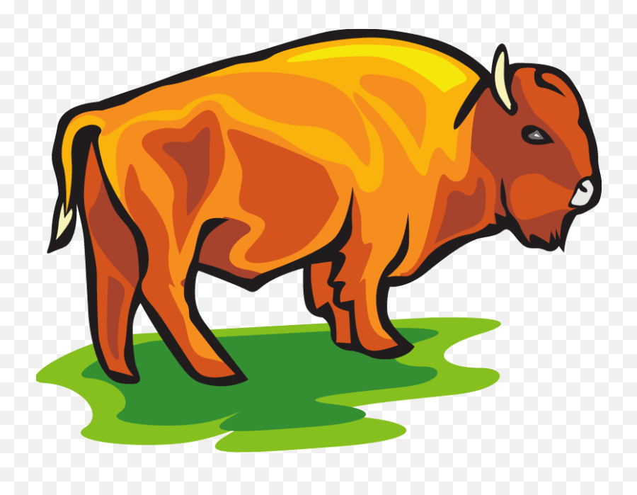 Buffalo Kansas Bison Clipart Kid - Clipartix Clip Art Emoji,Bison Emoji