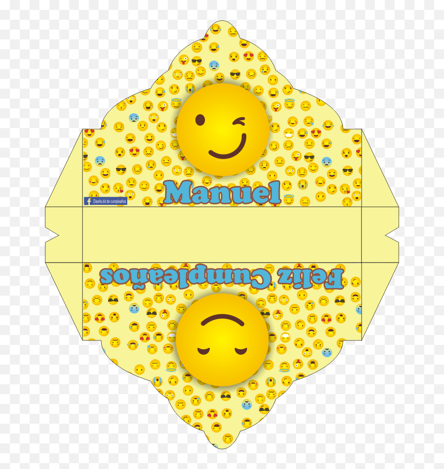 Pin De Diseño Kit De Cumpleaños En Emoji Smileys Con - Emojis Para Armar,Candy Bar Emoji